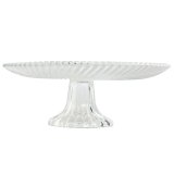 Flad Plade Home ESPRIT Gennemsigtig Krystal 20,5 x 20,5 x 7,5 cm #7