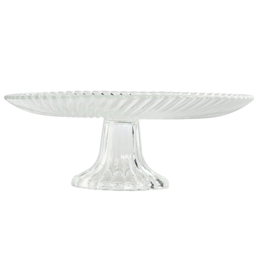 Flad Plade Home ESPRIT Gennemsigtig Krystal 20,5 x 20,5 x 7,5 cm #7
