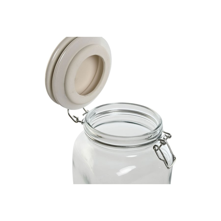St med 4 Dser Home ESPRIT Bl Hvid Metal Silikone Krystal Stentj 800 ml 1 L 1,5 L 2,2 L 4 Dele #7