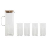 Glasst Home ESPRIT Gennemsigtig Bambus Borosilikatglas 210 ml #1