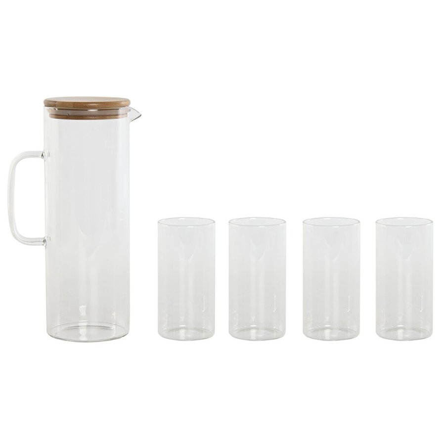 Glasst Home ESPRIT Gennemsigtig Bambus Borosilikatglas 210 ml #1