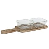 Snack bakke Home ESPRIT Natur 320 ml 36 x 11 x 6 cm #1