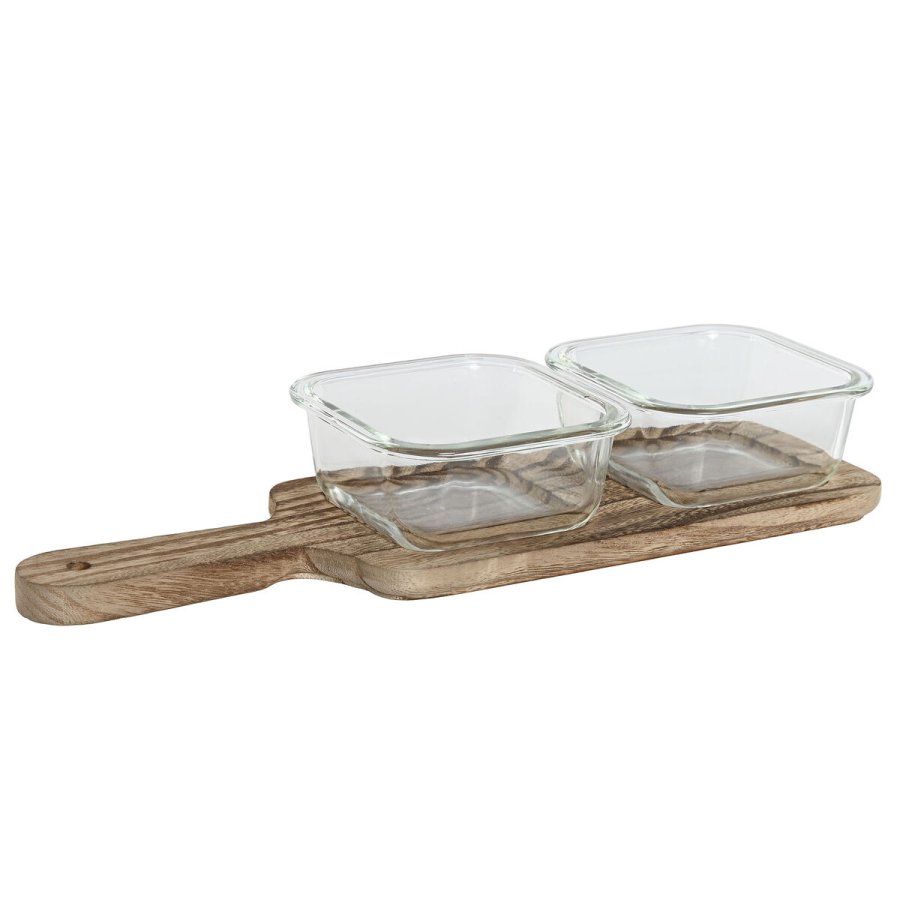 Snack bakke Home ESPRIT Natur 320 ml 36 x 11 x 6 cm #1
