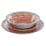 Spisestel Home ESPRIT Pink Stentj 27 x 27 x 2 cm 18 Dele #1