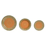 Spisestel Home ESPRIT Orange Stentj 27 x 27 x 2 cm 18 Dele #13