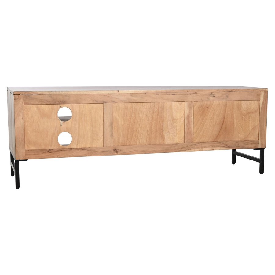 mbler Home ESPRIT Brun Sort Metal Akacie 145 x 40 x 52 cm #2