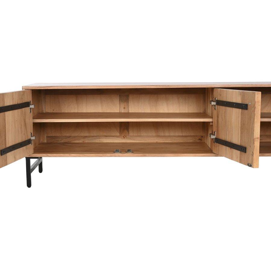 mbler Home ESPRIT Brun Sort Metal Akacie 145 x 40 x 52 cm #3