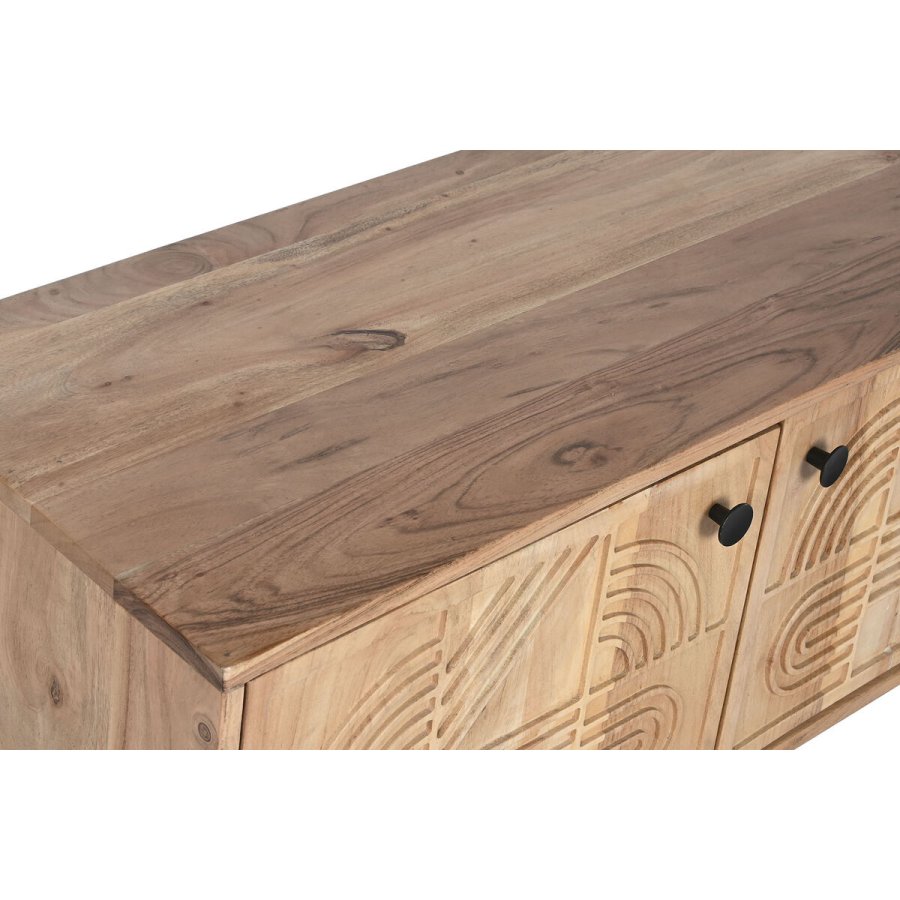 mbler Home ESPRIT Brun Sort Metal Akacie 145 x 40 x 52 cm #6