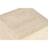 Lille serveringsbord Home ESPRIT Beige Magnesium 40 x 40 x 40 cm #2