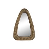 Vgspejl Home ESPRIT Brun Kolonistil Bolde 24 x 4 x 35 cm #1