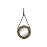 Vgspejl Home ESPRIT Brun Kolonistil Bolde 28 x 4 x 61 cm #1