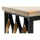 St med 2 borde Home ESPRIT Tr Metal 64 x 34 x 65 cm #3
