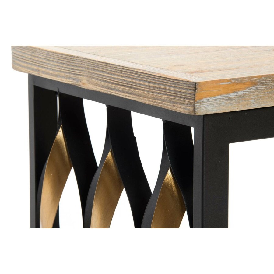St med 2 borde Home ESPRIT Tr Metal 64 x 34 x 65 cm #3