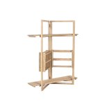 Hylder Home ESPRIT Natur Mangotr Tr MDF 130 x 35 x 160 cm #1