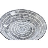 plade Home ESPRIT Bl Hvid Porceln 20 x 20 x 4 cm #4