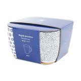 4 Dele krusst Home ESPRIT Bl Hvid Porceln 340 ml #10