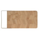 Skrebrt Home ESPRIT Gylden Natur Metal Bambus 35,5 x 17,5 x 1,5 cm #10