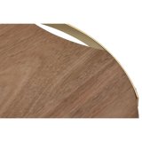 Skrebrt Home ESPRIT Gylden Natur Metal Akacie 32,3 x 31,3 x 1,4 cm #4