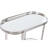 Sofabord Home ESPRIT Slvfarvet Stl Spejl 70 x 35 x 63 cm #2
