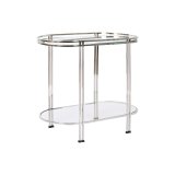 Sofabord Home ESPRIT Slvfarvet Stl Spejl 70 x 35 x 63 cm #5