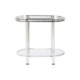 Sofabord Home ESPRIT Slvfarvet Stl Spejl 70 x 35 x 63 cm #1