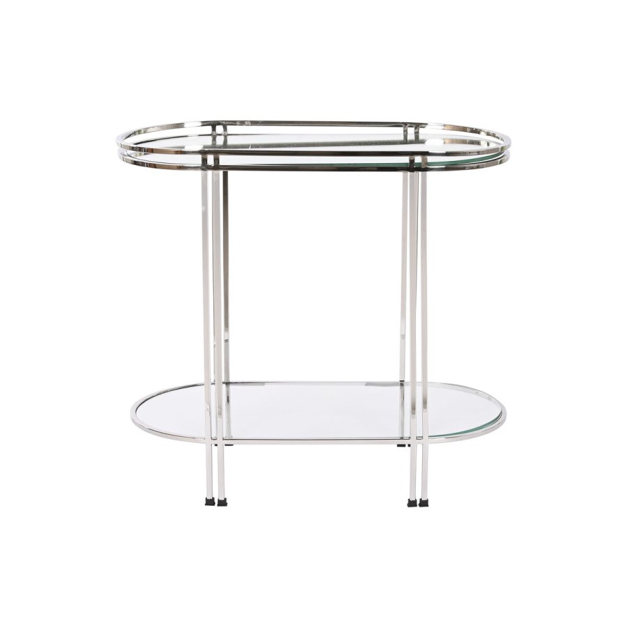 Sofabord Home ESPRIT Slvfarvet Stl Spejl 70 x 35 x 63 cm #1