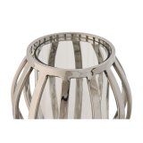 Lyseholder Home ESPRIT Slvfarvet Krystal Stl 14 x 14 x 14 cm #3