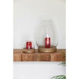 Lyseholder Home ESPRIT Brun Natur Krystal Mangotr 30 x 30 x 40 cm (2 enheder) #2