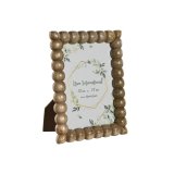 Fotoramme Home ESPRIT Brun Aluminium Krystal Mangotr Natur Urban 16 x 2 x 21 cm #1