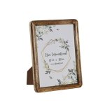 Fotoramme Home ESPRIT Brun Krystal Mangotr Natur #1