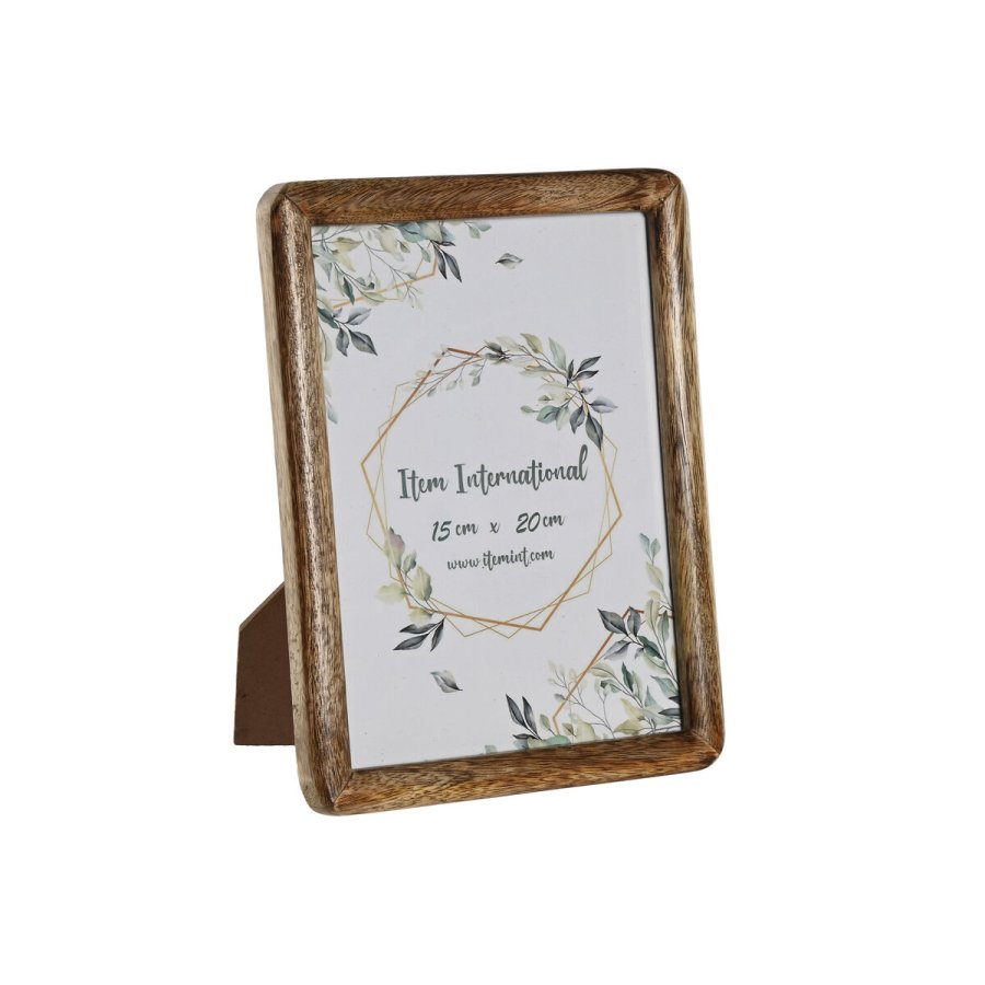 Fotoramme Home ESPRIT Brun Krystal Mangotr Natur #1