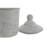 Vase Home ESPRIT Gr Cement Orientalsk 19 x 19 x 31 cm #2