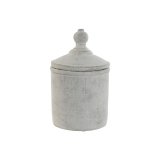 Vase Home ESPRIT Gr Cement Orientalsk 15 x 15 x 25 cm #1