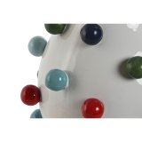 Vase Home ESPRIT Hvid Multifarvet Dolomite 20 x 20 x 20 cm #2