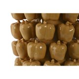 Vase Home ESPRIT Gul Sennep Keramik Stentj Tropisk 25 x 25 x 38 cm #3