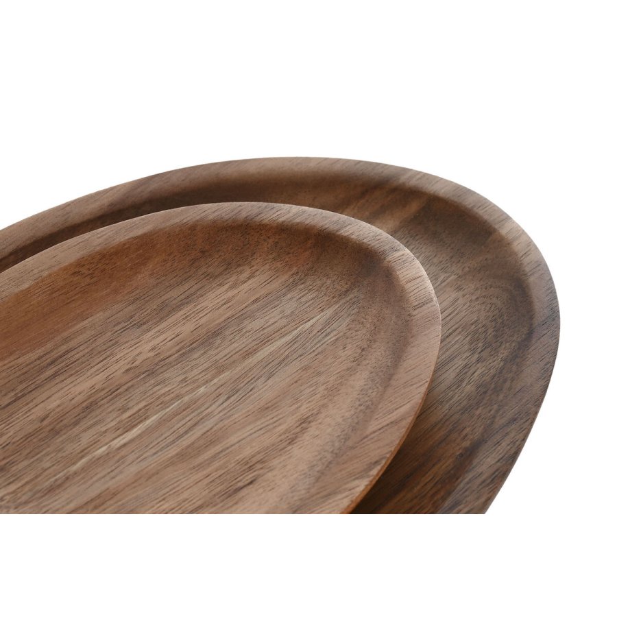 plade Home ESPRIT Natur Akacie 26 x 18 x 1,6 cm #4