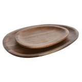 plade Home ESPRIT Natur Akacie 26 x 18 x 1,6 cm #7