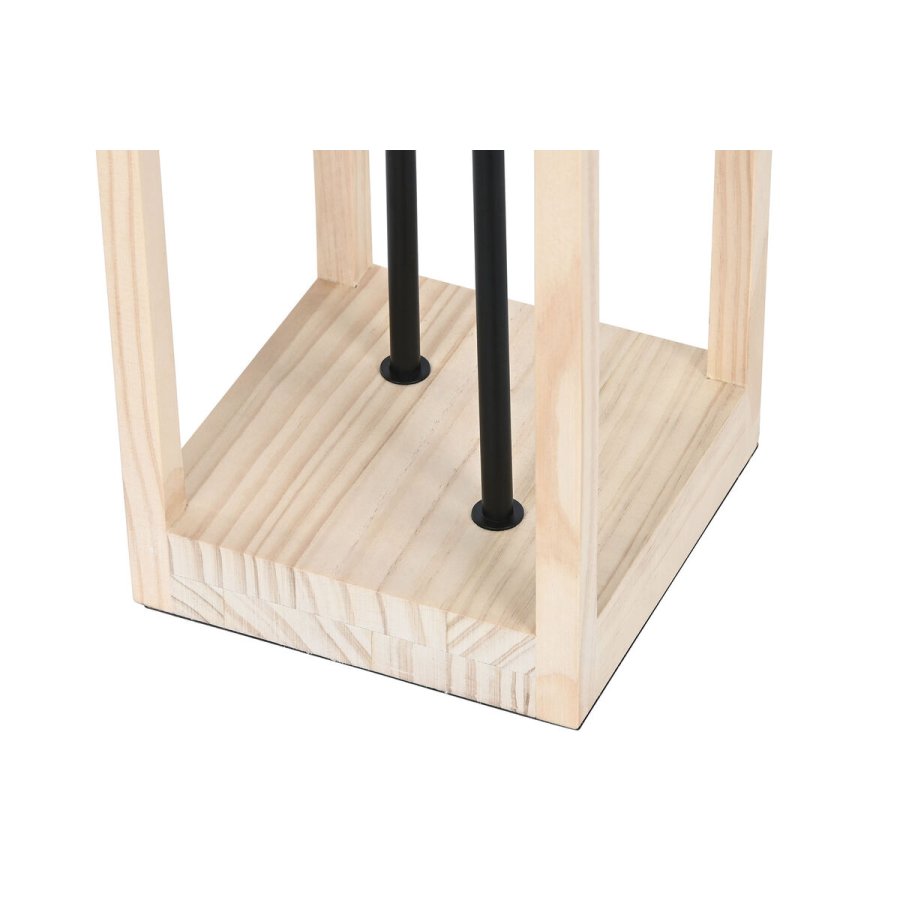 Gulvlampe Home ESPRIT Brun Sort Natur Tr Jern Fyrretr 220 V 19 x 19 x 123 cm #3