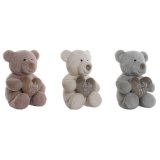 Bamse Home ESPRIT Bl� Hvid Pink 25 x 30 x 37 cm (3 enheder) #1