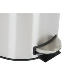 Papirkurv med pedal Home ESPRIT Slvfarvet Rustfrit stl polypropylen 12 L #5