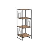 Hylder Home ESPRIT Sort Metal Fiber 35 x 35 x 98 cm #1