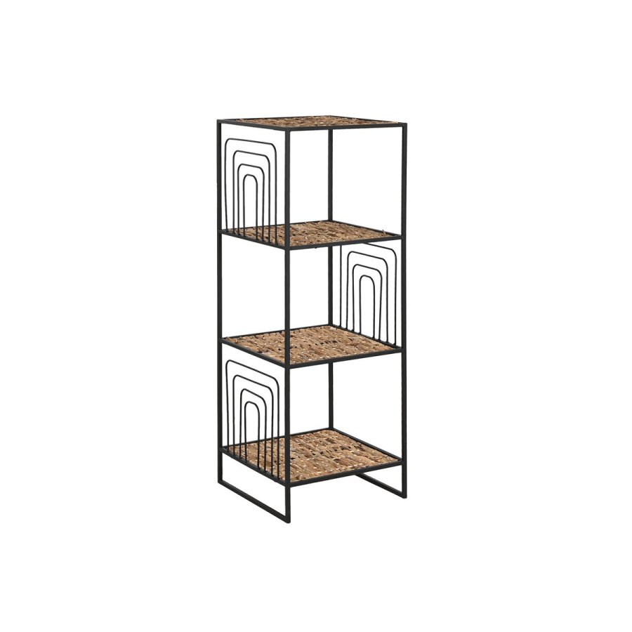 Hylder Home ESPRIT Sort Metal Fiber 35 x 35 x 98 cm #1