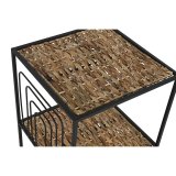 Hylder Home ESPRIT Sort Metal Fiber 35 x 35 x 98 cm #2