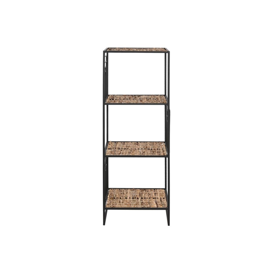 Hylder Home ESPRIT Sort Metal Fiber 35 x 35 x 98 cm #4