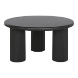 Sofabord Home ESPRIT Sort Metal 75 x 75 x 40 cm #1
