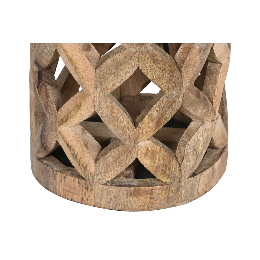 Gulvlampe Home ESPRIT Beige Natur Mangotr 220 V 41,5 x 41,5 x 158 cm #3