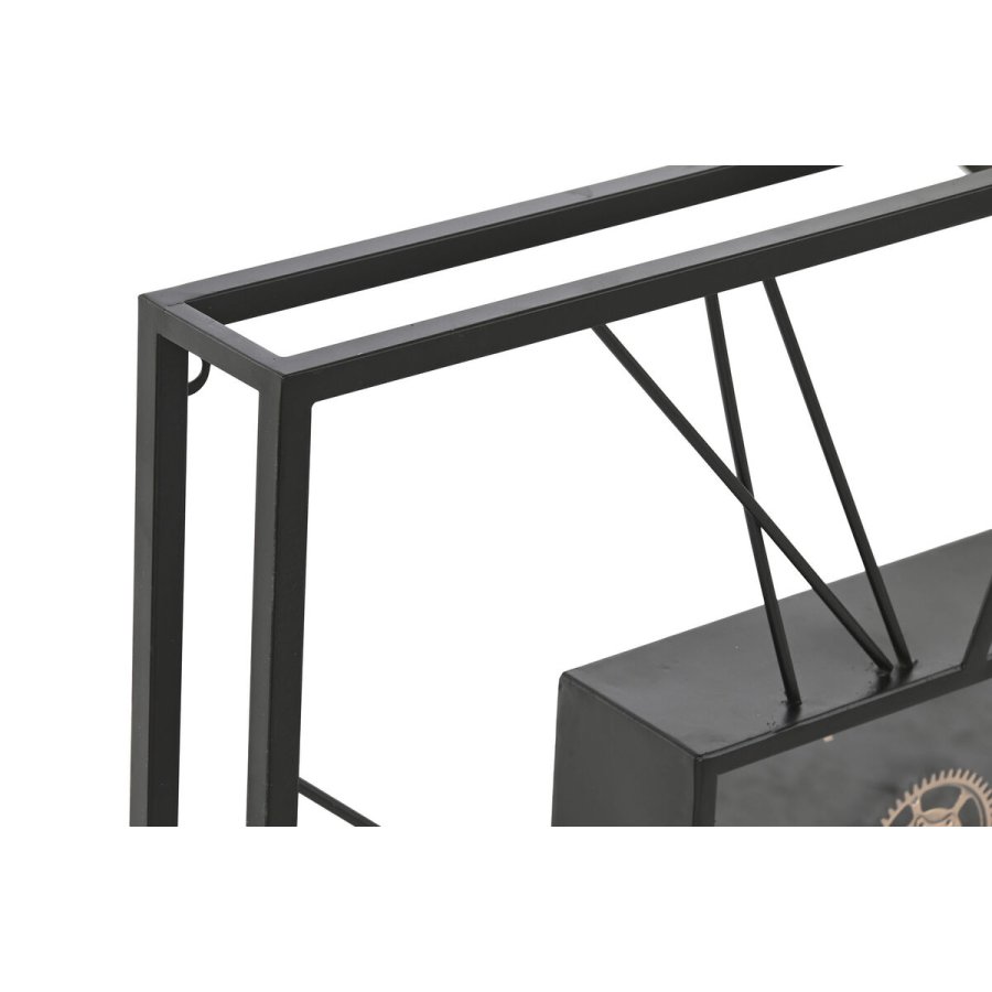 Vgur Home ESPRIT Sort Gylden Metal Krystal 80 x 8 x 80 cm #2
