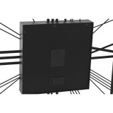Vgur Home ESPRIT Sort Gylden Metal Krystal 80 x 8 x 80 cm #4