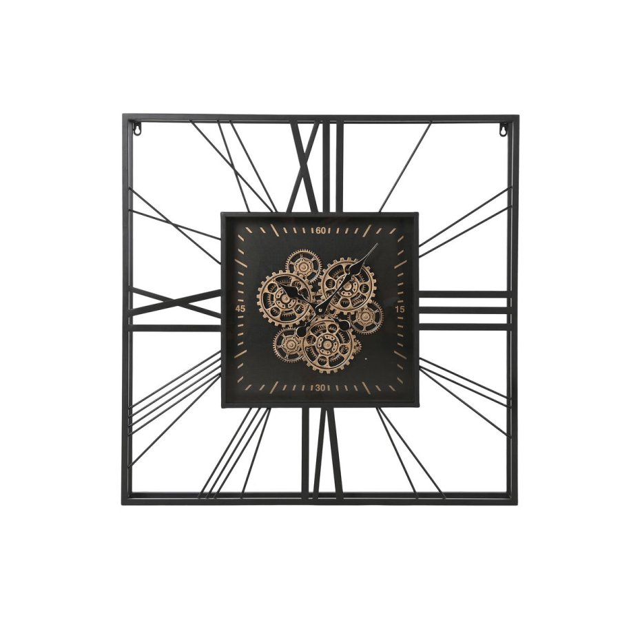 Vgur Home ESPRIT Sort Gylden Metal Krystal 80 x 8 x 80 cm #1