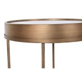 Lille serveringsbord Home ESPRIT Sort Gylden Metal Krystal 48 x 48 x 51 cm #4